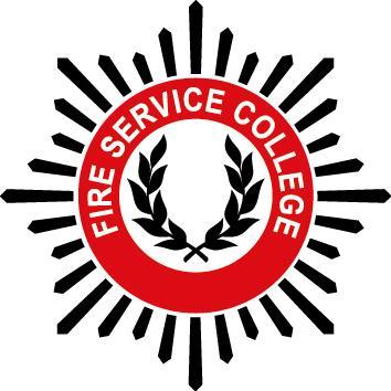 Red logo for Fire Service College