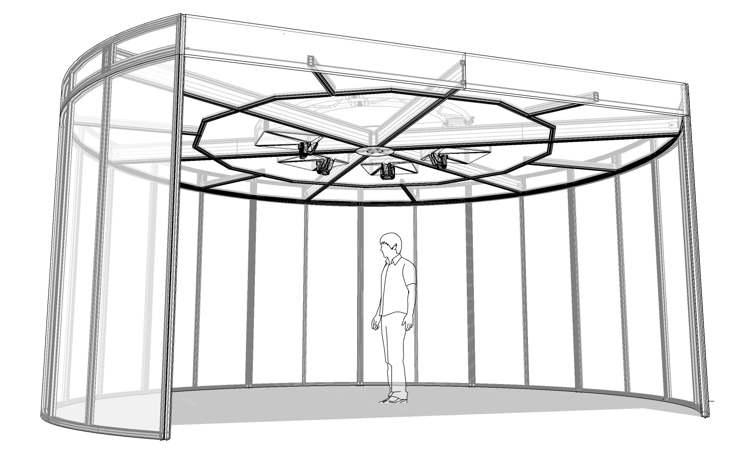 diagram of half open igloo