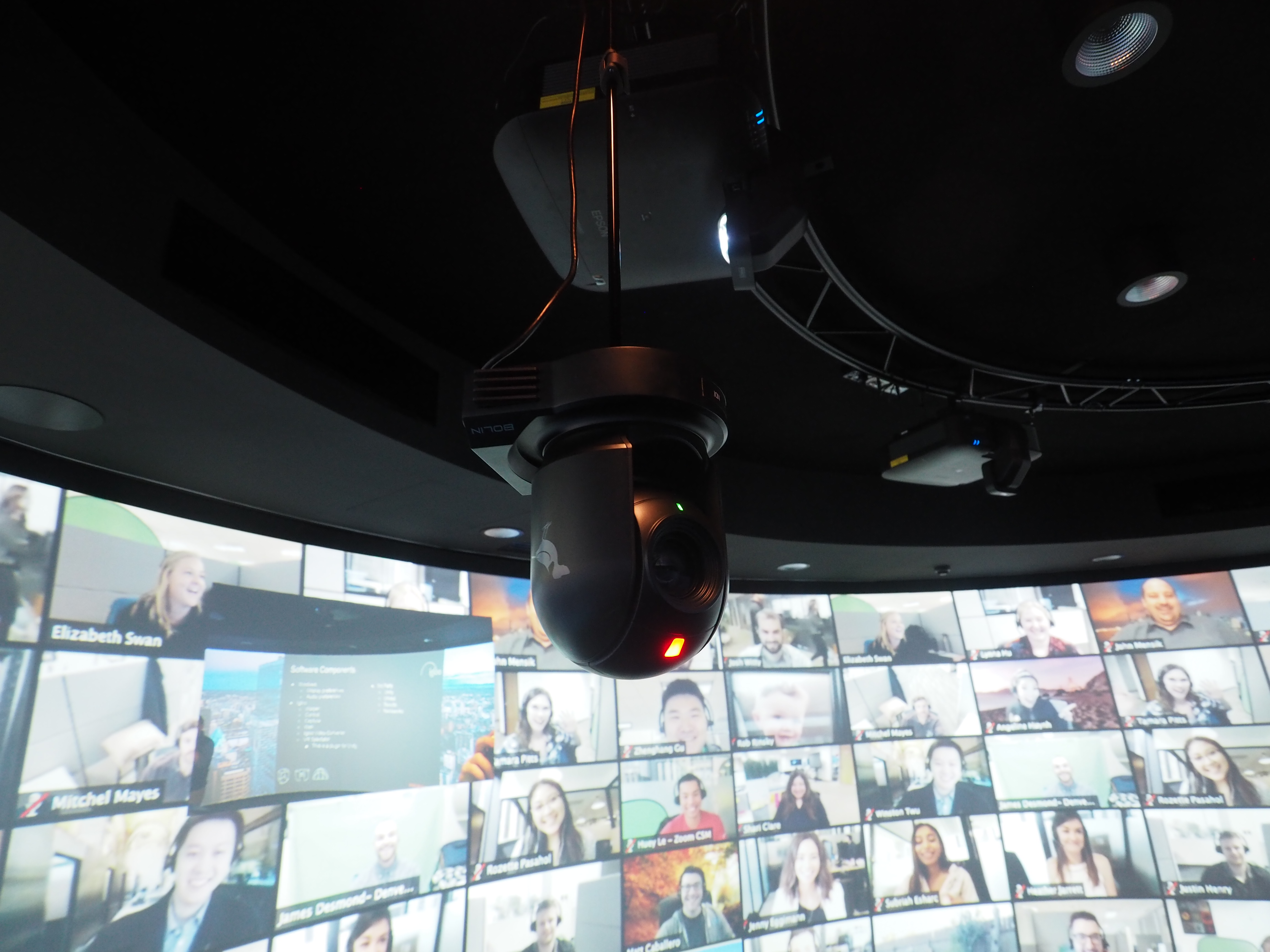 A BirdDog camera in the Deakin Imaginarium.