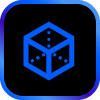 Igloo 3D blue box icon