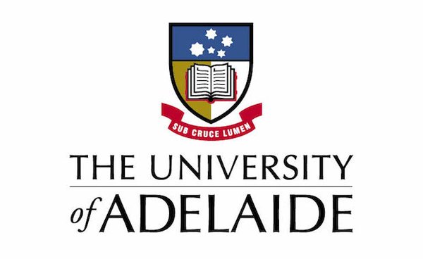The University of Adelaide logo on white background