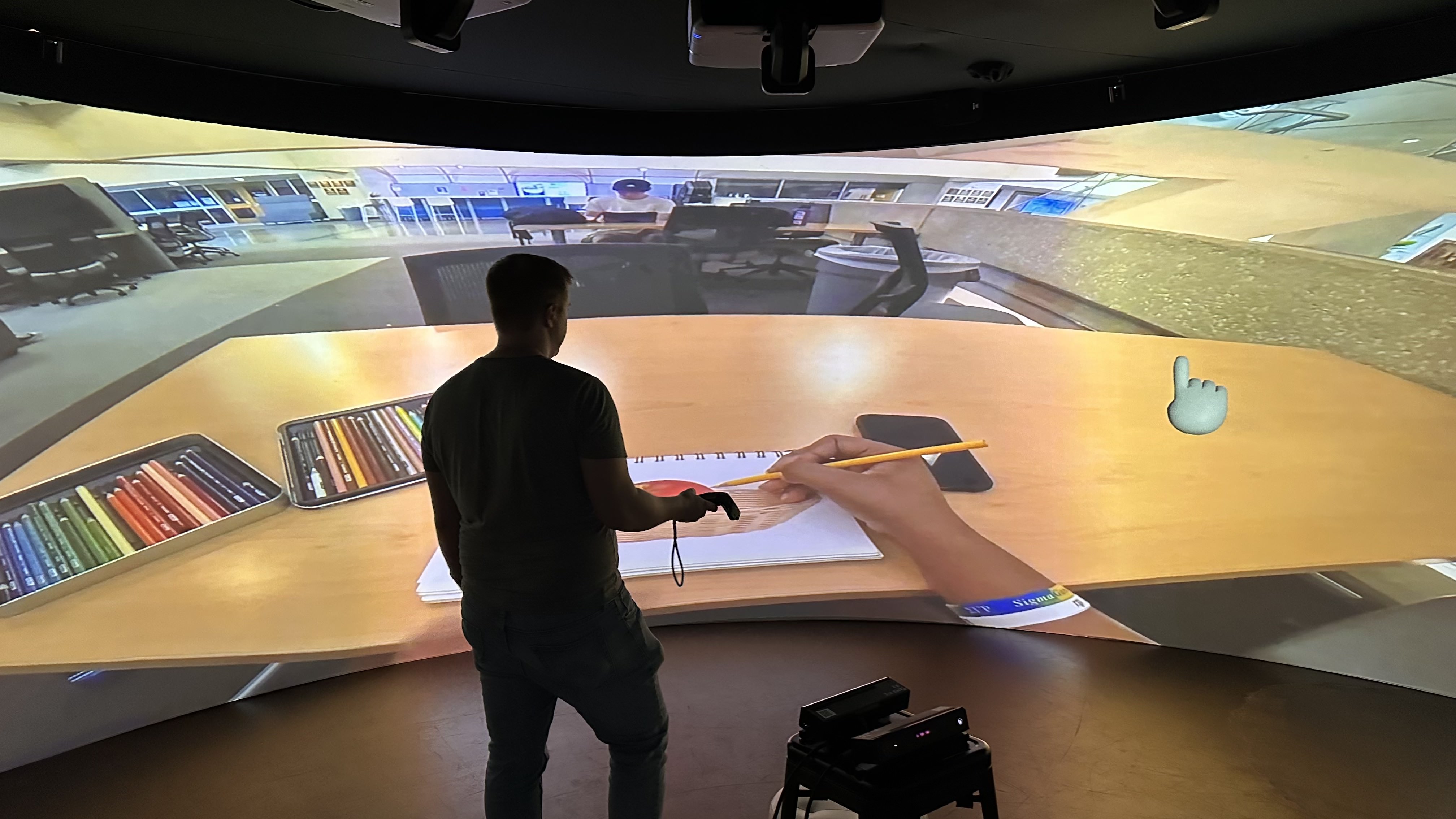 Creating a flexible, multi-function immersive space for both teaching and research