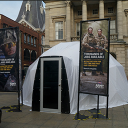 Enlisting an immersive space for an army recruitment campaign